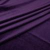 Knitted Velvet Fabric Purple Sewing Material 0.5 m Smooth Soft