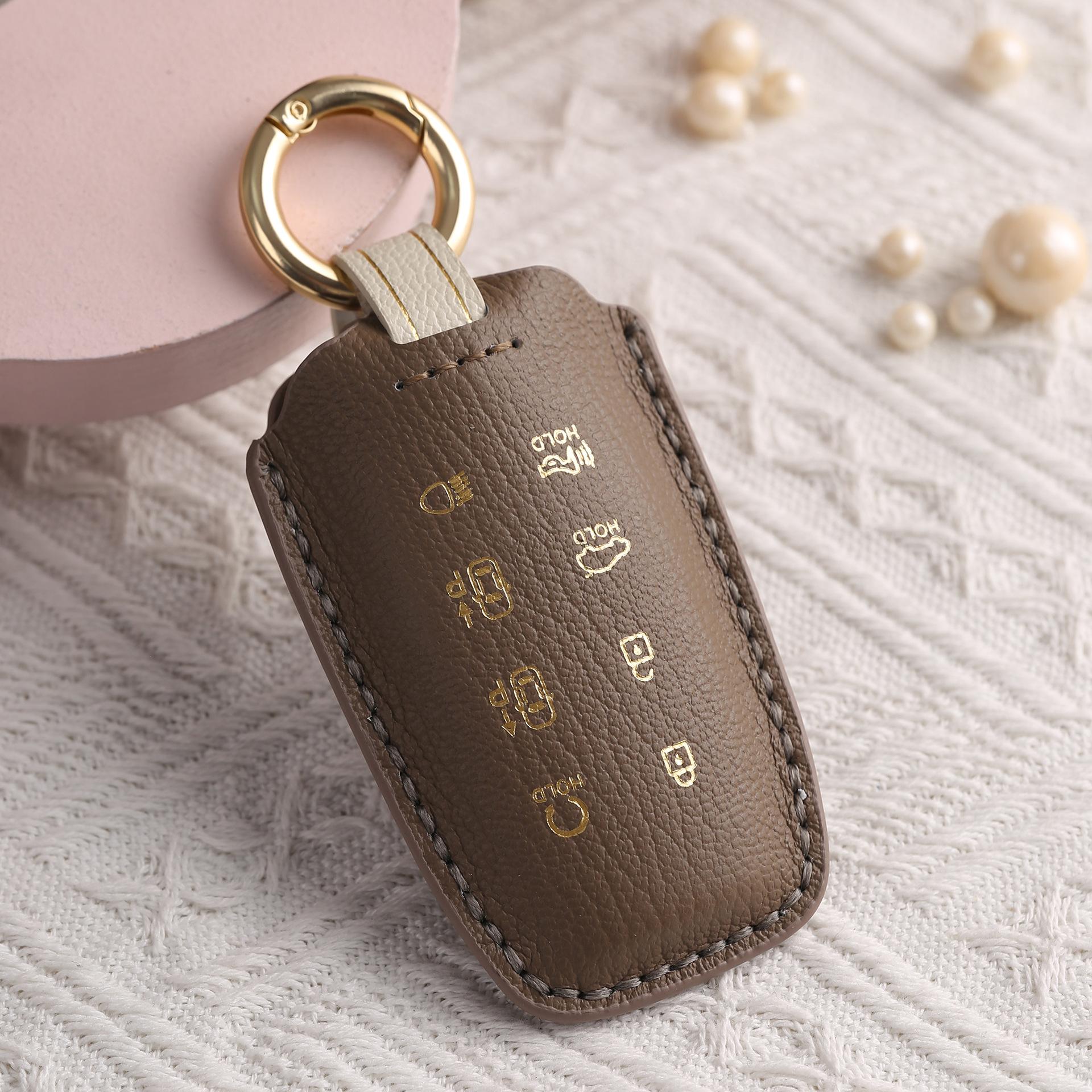 

Индивидуализированный чехол для ключа для Lawns Genesis кожаный чехол для ключа для автомобилей высокого класса трансграничный