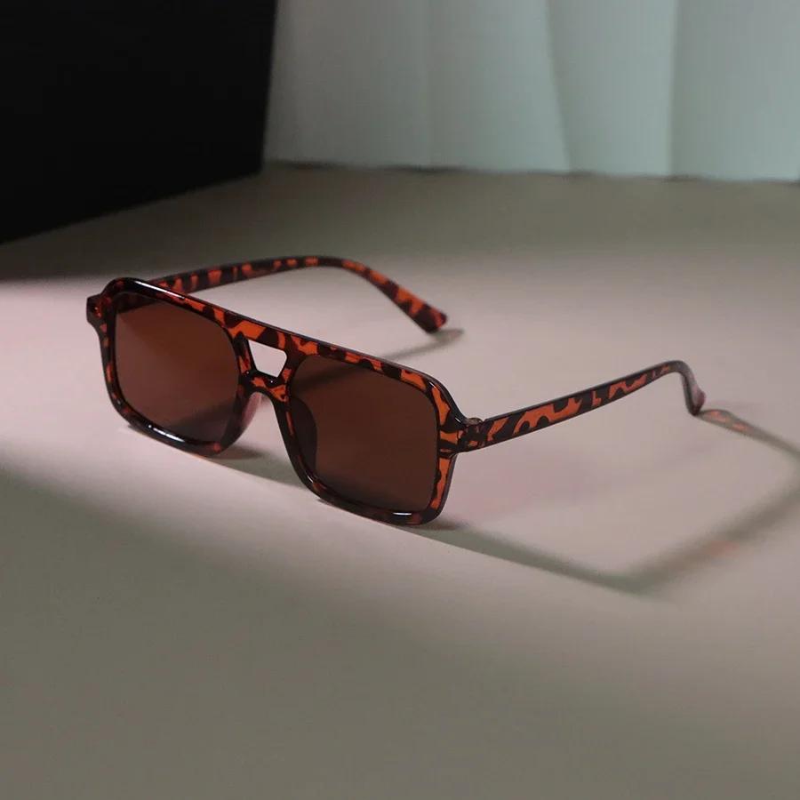 Vintage Rectangle Sun Glasses For Ladies For Gents Designer Casual Sun Glasses Female Male Outdoors Classic Mirror Shades Oculos De Sol