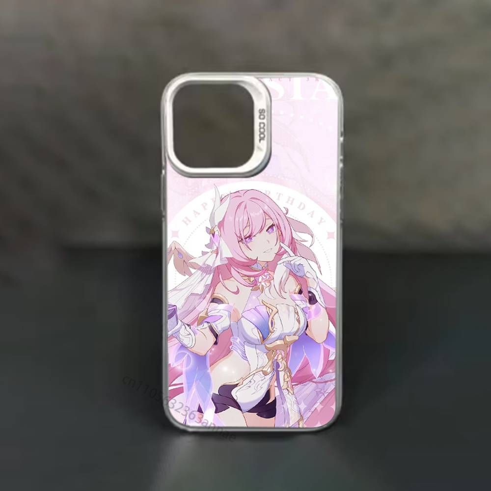 

H-Honkai Alyssia phone Case for iPhone 17 11 12 Pro Max Plus Mini Air SE 16e 14 15 16 13 Soft Shell iPhone16pro