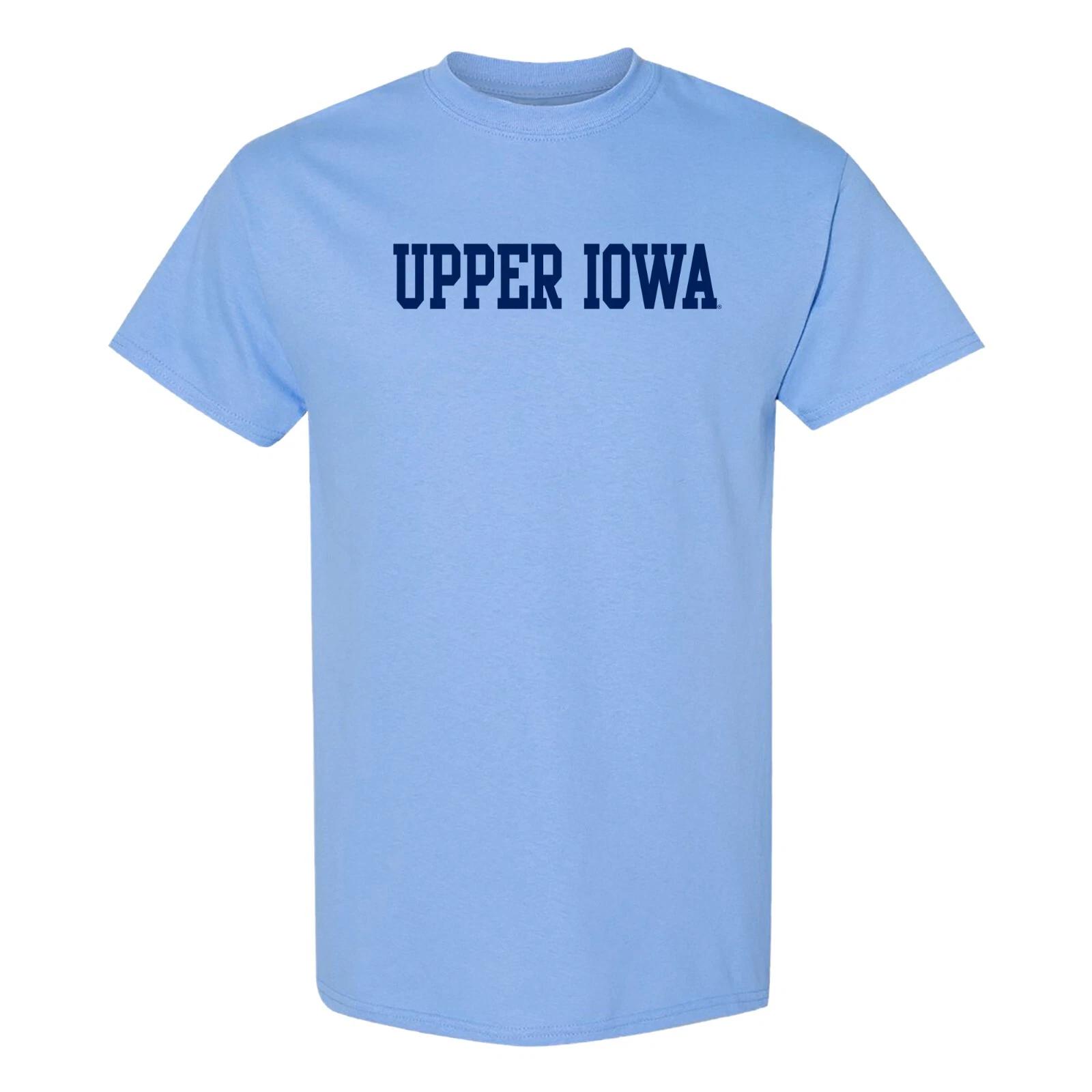 Upper Iowa Peacock Basic Block T-Shirt L