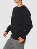 Champion Long Sleeve Reverse Weave Crew Neck Size M Men's Fleece-Lined Sweatshirt, 11.5oz, Black, (C3-W004)