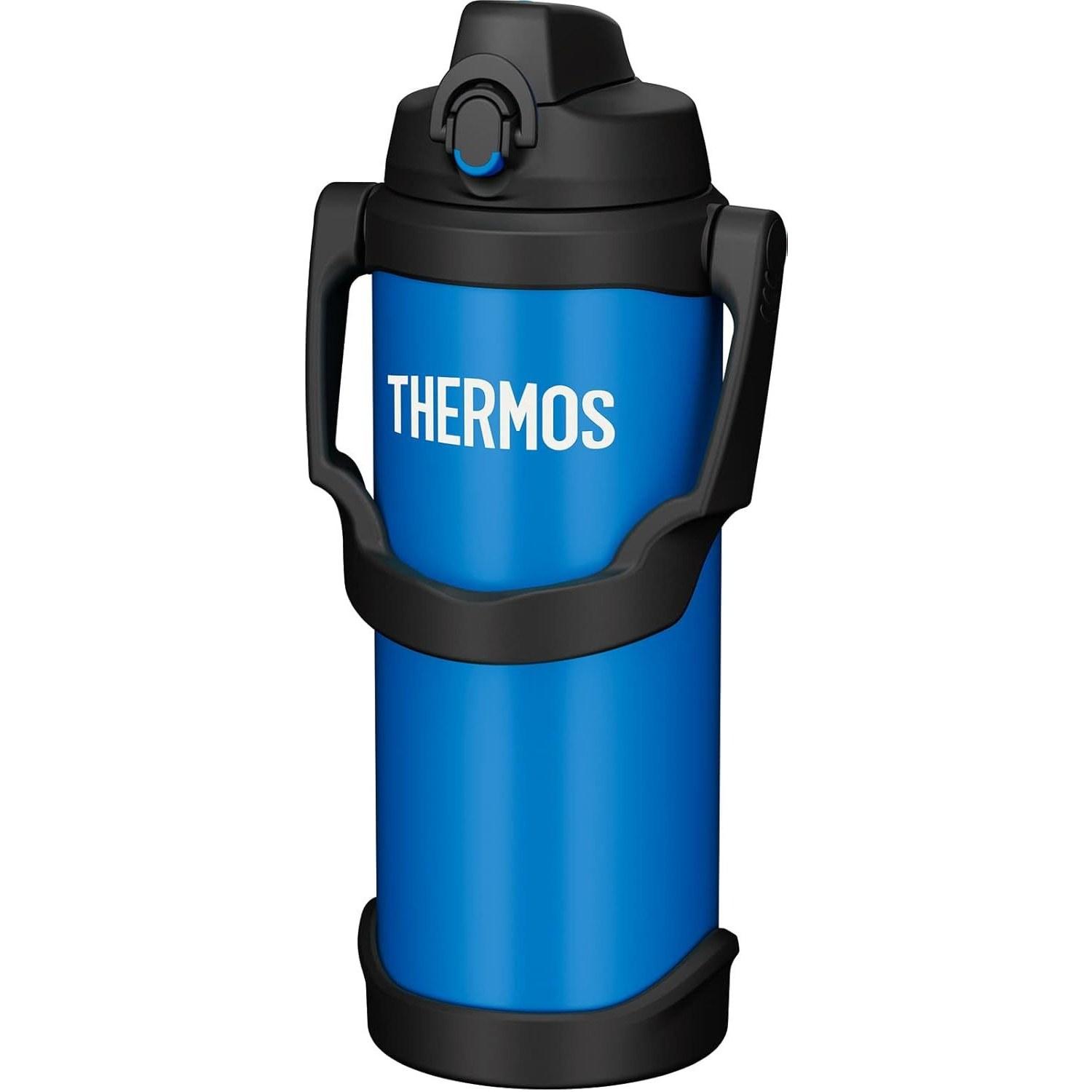 Thermos Water Bottle Vacuum Insulated Sports Jug 2.5L Blue FJQ-2500 BL Stainless Steel