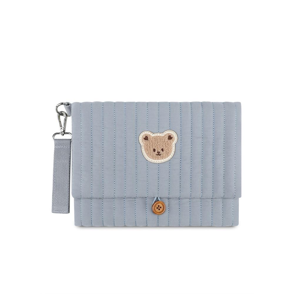 

Bear Diaper Organizer Foldable Mommy Bag Cute Stroller Pouch Travel синій