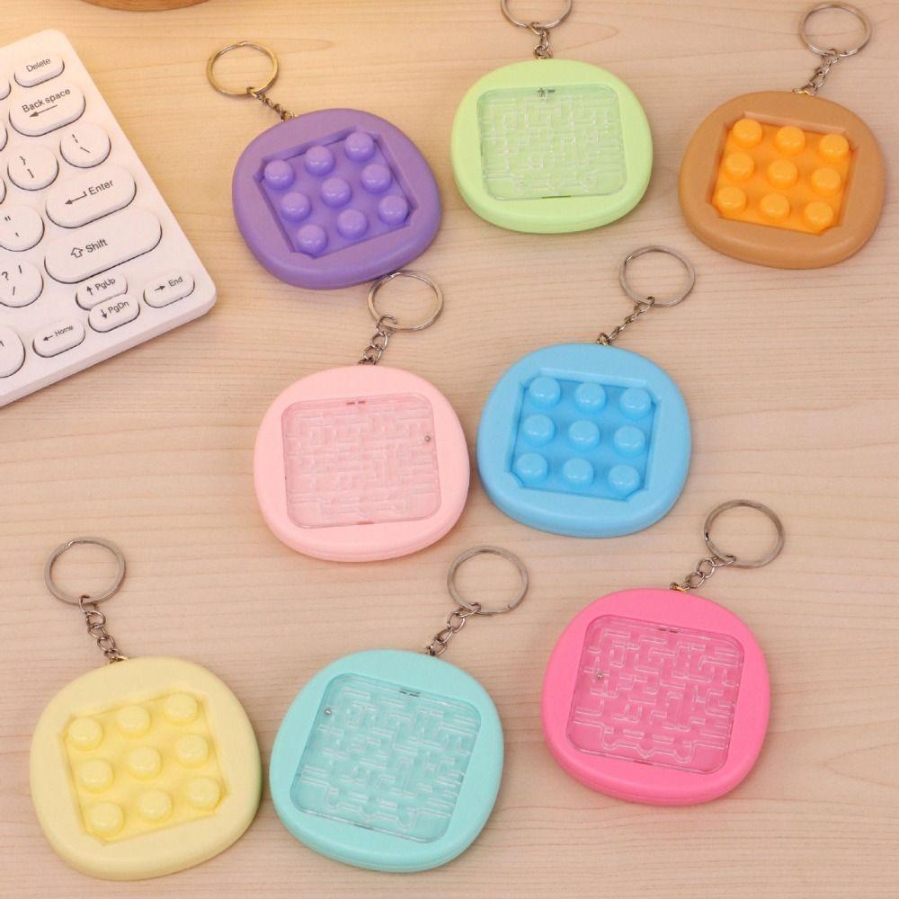 

Брелок-фиджет Maze Pinch Fidget, развивающий пузырчатый Игрушка Kawaii для детей коричневый