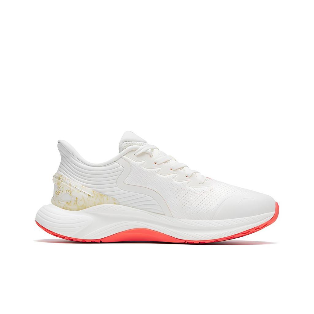 Anta 3.0 Lite Fabric Synthetic Leather Non-Slip Wear-Resistant Breathable Low-Top Running Shoes Women Sneakers White Red 122315586-12