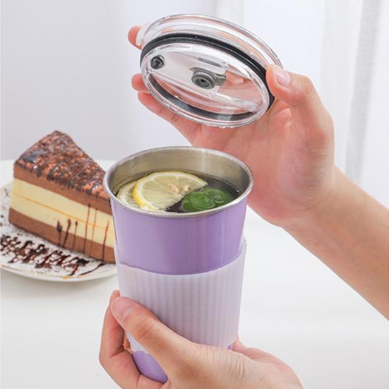 350/500ML Water Cup Shatterproof Unbreakable Stainless Steel Long Service Life Beer Cup Bar