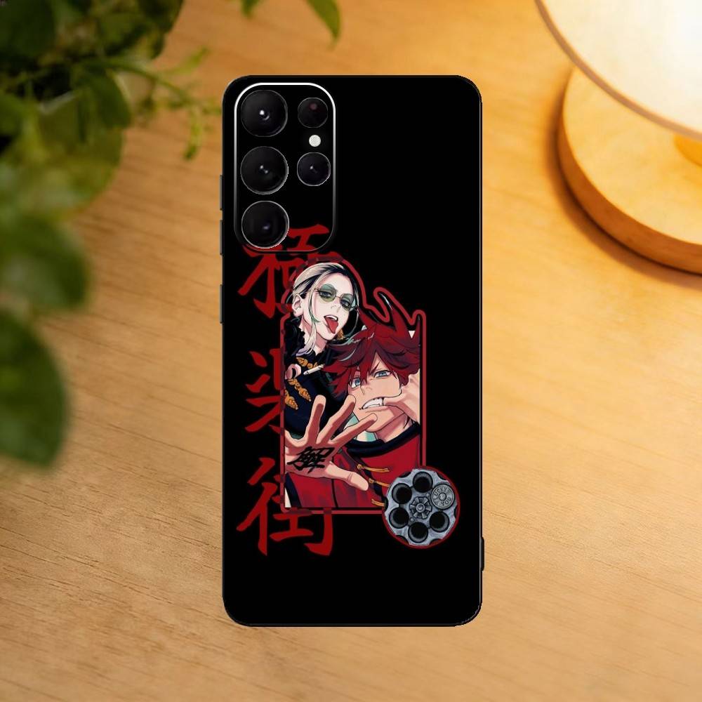 

Чехол для телефона Gokurakugai Alma And Tao для Samsung S25, S24, S21, S22, S23, S30, Ultra, S20, Plus, Fe, Lite Черный корпус Samsung S25ULTRA