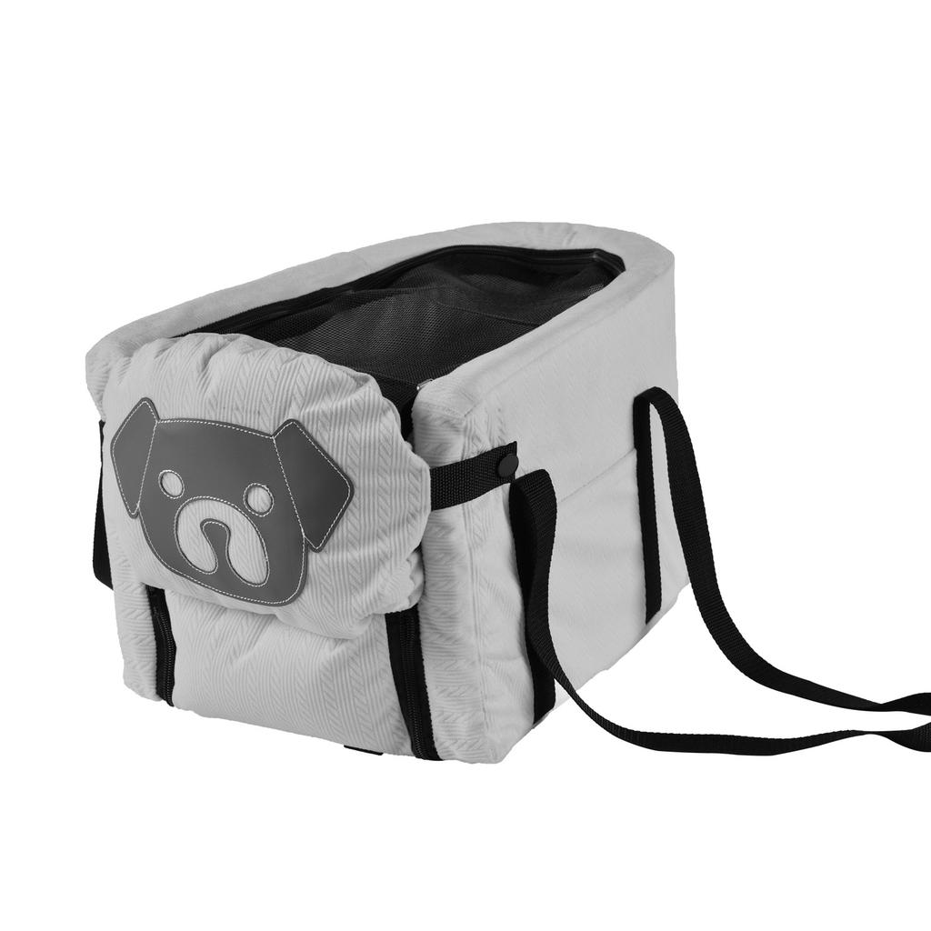 Front Seat Car Dog Bed Removable and Washable Center Console Car Travel Safety Seat for Cat Small Dog Travel Carrier Bag