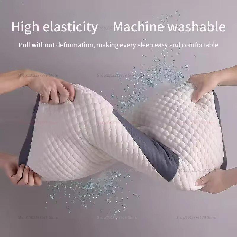 Cervical Orthopedic Neck Pillow for Better Sleep Neck Pain Relief Memory Foam SPA Massage Support Pillow Household Soybean Fiber