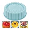 Sunflower Cake Pan 7.87/10.04 Inch Round Cake Baking Pan Nonstick Silicone Cake Molds For Anniversary Cheesecake Bread Mould
