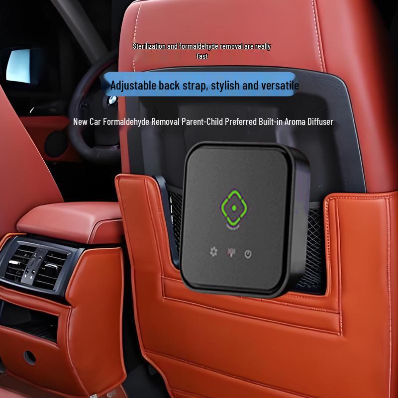 Portable Car Air Purifier with Negative Ion for Indoor Use – Removes Formaldehyde and Sterilizes