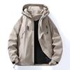 Spring and Autumn Couple's Windproof and Rainproof Jacket, Men's American Workwear, Men's Jacket, Multi Pocket Jacket
