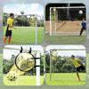 2pcs Foldable Football Target Net Portable Soccer Goal Easy Install Detachable Design Football Training Net For Outdoor Sports Practice Game Use 45 X 