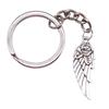Angel Wings Feathers Heavenly Keychain for Girls Hot Sale Streetwear Bridesmaid Gift Retro Phone Charm
