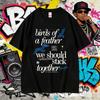Sommer 100% Reine Baumwolle Bedrucktes T-Shirt Männlich Lässig Übergroße Oberteile T-Shirts Männer Frauen Hip Hop Mode Atmungsaktive T-Shirts Y2k