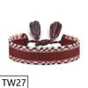 Customizable Handmade Bohemian Tassel Bracelet with Embroidered Logo - European & American Ethnic Friendship Style