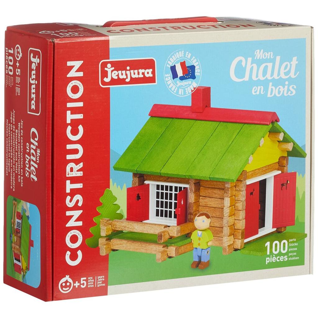 Action Figures Jeujura My Wooden Chalet 100 Piese Playset