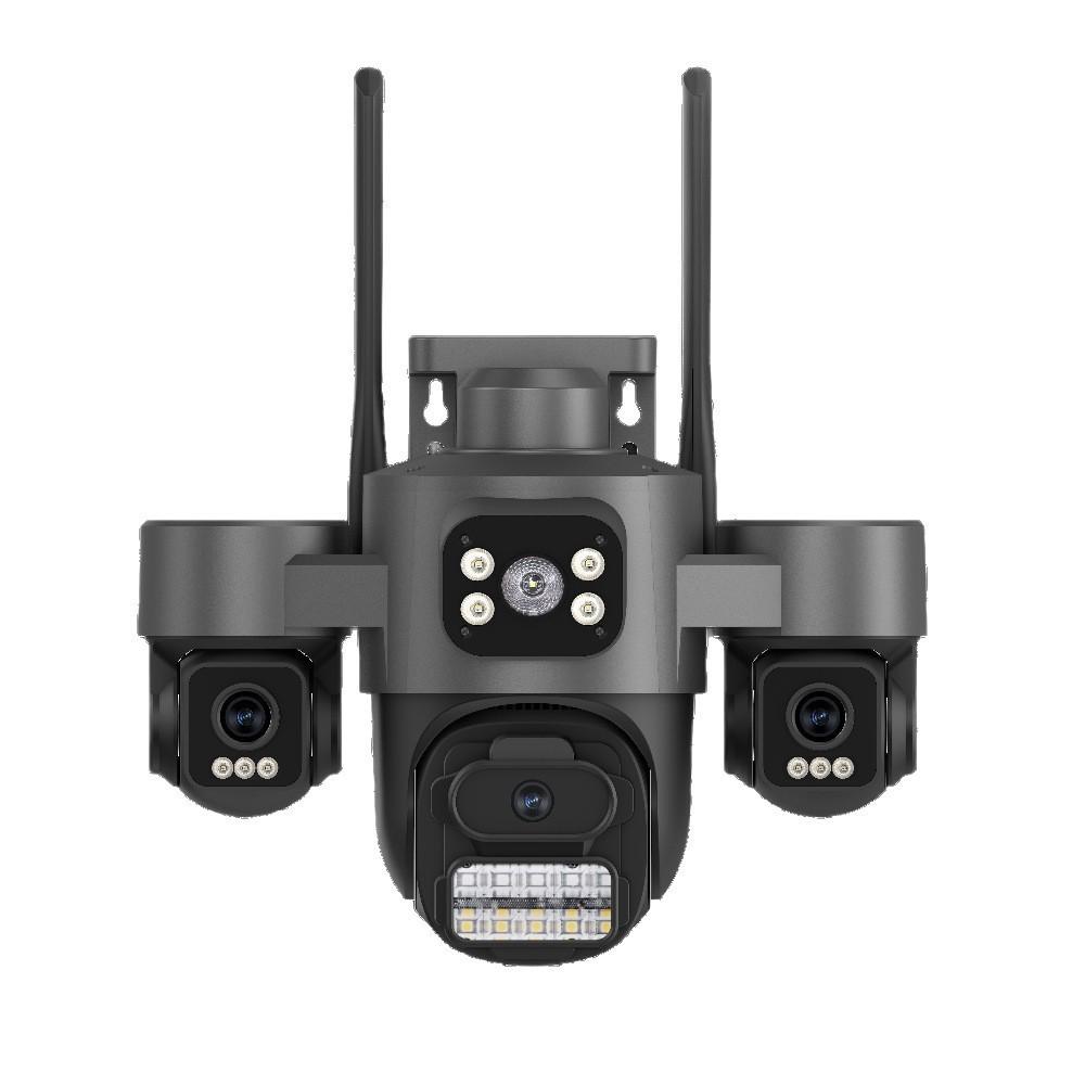 ICSEE Triple-Objektiv Outdoor WiFi HD Überwachungskamera