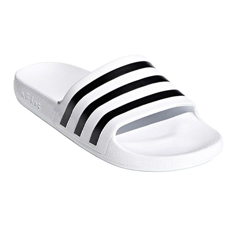 adidas Klapki Adilette Aqua Białe Chmury Sandały Unisex Czarne F35539