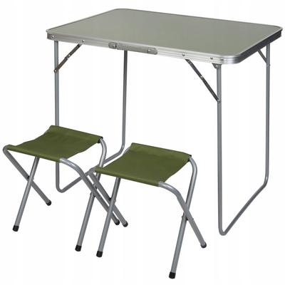Foldable Camping Table + 2 Chairs