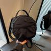Women's Casual Nylon Crossbody Bag with Adjustable Strap Vintage Solid Color Small Shoulder Bag Polyester Lining for Everyday Use AVE