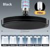 New 230mm Big Panel Large Flow Supercharge Ceiling Mounted Shower Head Set 6 Modes High Pressure Bathroom Showerhead with Filter