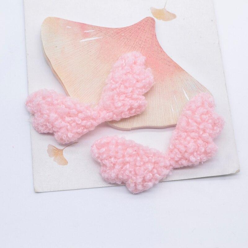 10 pezzi 64*28mm ala d'angelo appliques cucito su scrapbooking artigianato planare accessori decorazioni patch