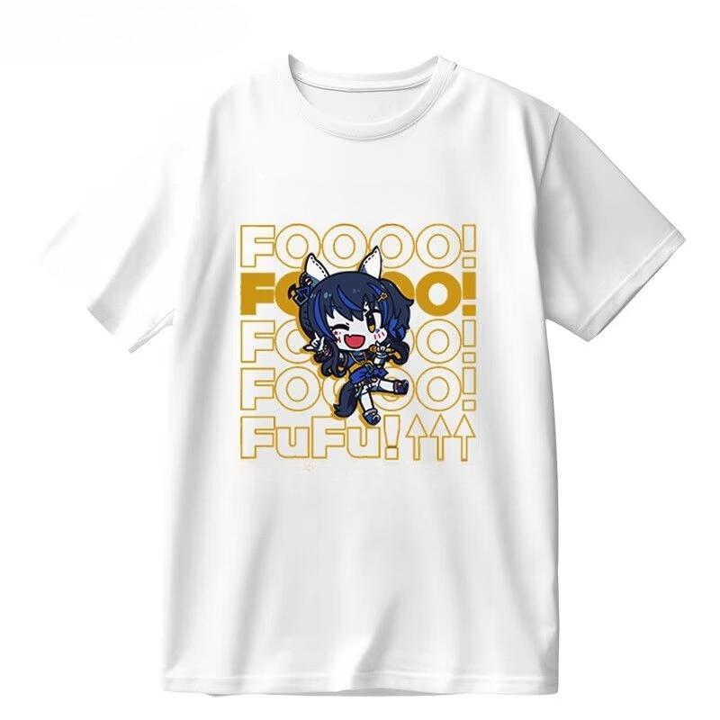 

Anime Uma Musume Loose Round Neck Versatile Unisex T-Shirt Youthful Popularity Vibrant Daily Short Sleeves Casual Style 4XL