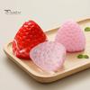 Stress And Irritability Reducer Strawberry Squeeze Toy, Relief Ball for Adults Soft TPR Fruit Portable Toy Fidget Focus Enhancer Party Favors