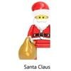 Weihnachts-Actionfiguren Bausteine Spielzeug Weihnachtsmann Rentier Bausteine Spielzeug Geschenk