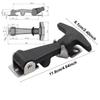 Rubber T Handle Latches 2Pcs Flexible Drawer Hood Latch for Cargo Boxes Trucks RVs Toolboxes Vehicle Storage Door Fasteners