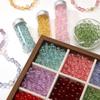 20-50Pcs High Transparency Glass Beads Loose Spacer Beads for Jewelry Making DIY Bracelet Necklace