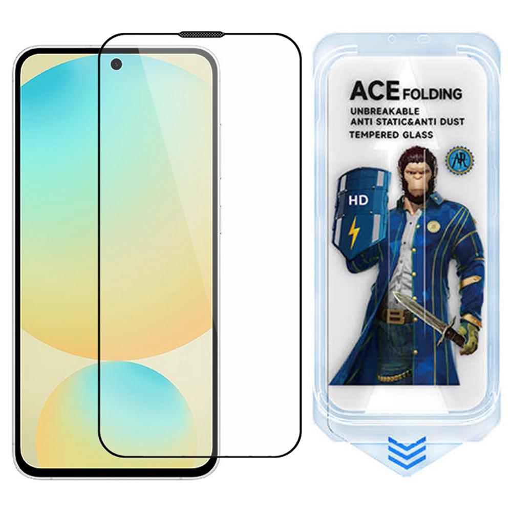 

ESHMILY Для Samsung Galaxy S24 FE Захисне скло для екрану 2.5D Високоалюміносилікатне скло Прозора плівка з інструментом для легкої установки Type A