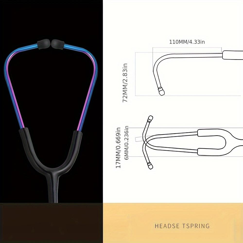 Klassisches einseitiges Stethoskop Kardiologisches Stethoskop für Krankenschwestern, Ärzte, Rettungssanitäter-Studenten, Kinder, für medizinischen und Heimgebrauch