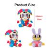 Amazing Digital Circus Plush Toys Pomni and Jax Stuffed Animal Doll Toys for Children Boys Girls Christmas Birthday Gift