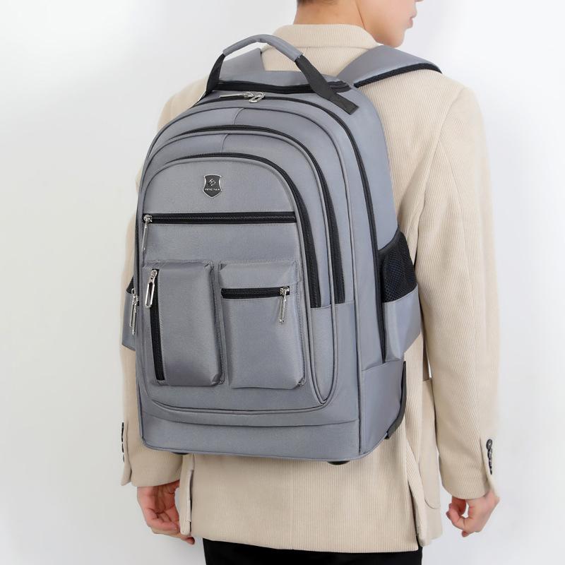 New Pull Rod Backpack Multifunctional Travel Bag Large Capacity Business Travel Luggage Bag Student Backpack Computer Bag