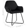 Vidaxl Dining Chairs, 4 Pcs, Black, Upholstered In Velvet