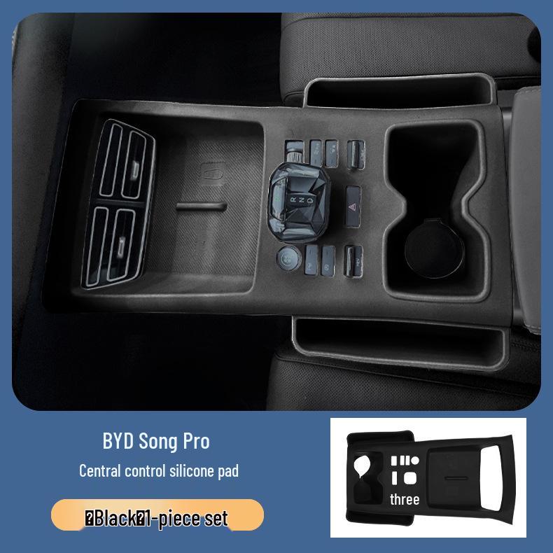 BYD Song Pro Silicone Console Mat with Wireless Charging Anti-Slip Feature
