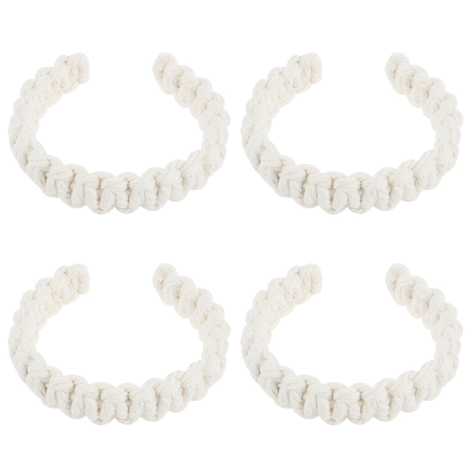 4/6Pcs Flower Curtain Tiebacks Boho Curtain Ties DIY Curtain Holdbacks No Drill Curtain Holdback Twist Tieback for Bedroom Decor