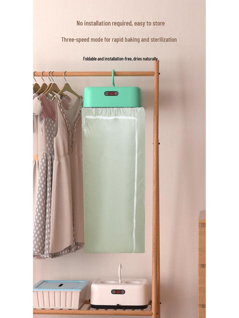 Portable Foldable Air Dryer for Home, Baby, Dorm, and Travel