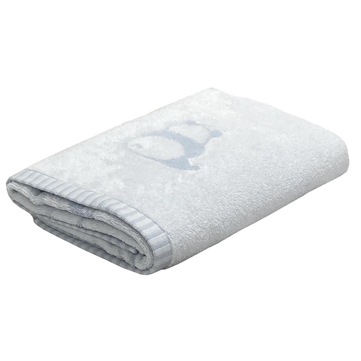 

Imabari Towel Bath Towel, 1 piece, Panda pattern, Blue, Cute animal print, 60x120cm, Absorbent, Fluffy, Made in Japan, Perfect for kindergarten,