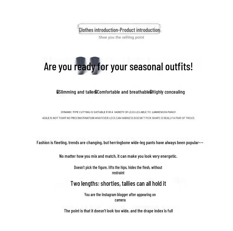 Lansa Women's Herringbone Chenille High-Waist Wide-Leg Pants