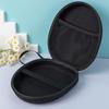 Foldable EVA Anti-Fall Portable Headphone Storage Bag with Zipper for Large Neck-Hanging Bluetooth Headphones