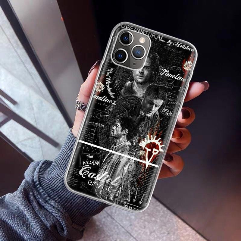 

Supernatural SPN Dean Sam Phone Case For iPhone 17 Air 11 13 Mini 14 15 Plus 16 12 Pro Max 16E SE 7 8 Pattern Soft TPU Back Cove iPhone 13 Mini