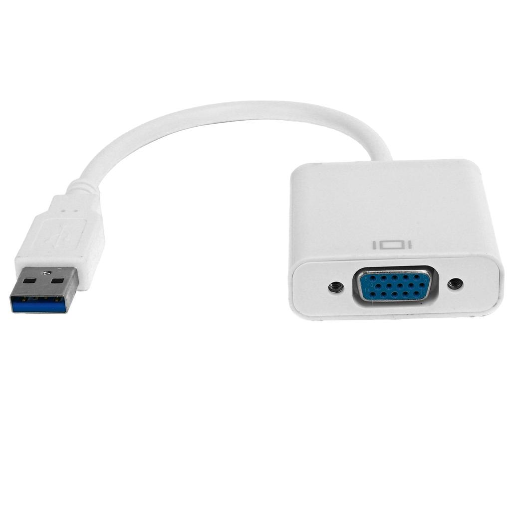 USB3.0 To VGA Converter 5Gbps HD 1080P Adapter Cable 15Pin Female External Video Card