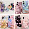 Coque Pour Oppo A6X 4G 5G A6T Pro OppoA6 Inde Coque Arrière Colorée Papillon Luxe Girly Mode Housse de Téléphone TPU Souple Transparent