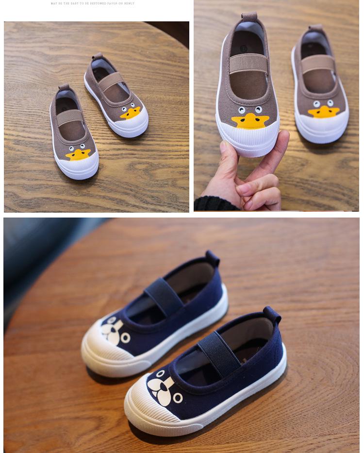 Scarpe da ginnastica in tela stile coreano per bambini - Scarpe casual alla moda per primavera e autunno per ragazzi e ragazze