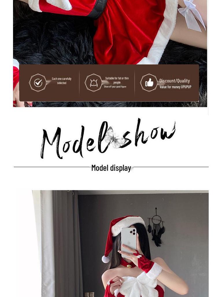 Sensual Christmas Bunny Girl Costume - Nightclub & Cosplay Outfit