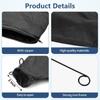 2pcs Durable Miter Saw Dust Bag 255 Model Dust Collector Bags Black Dust Collection Bag  Miter Saw